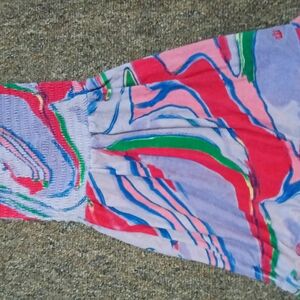Juicy Couture Strapless Dress in Red, Pink, Green, and Blue